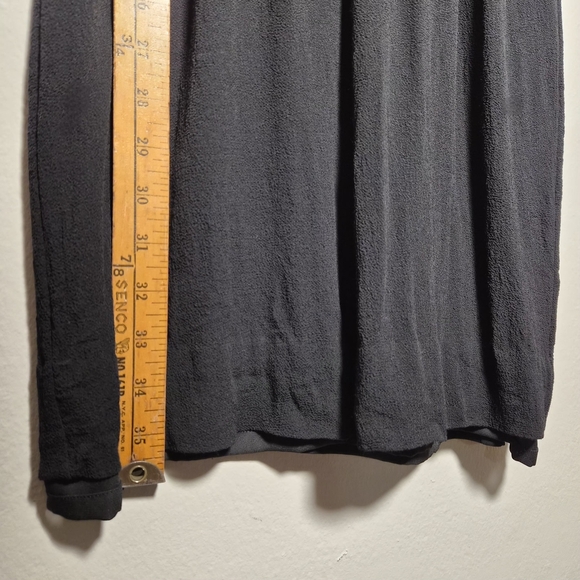 Kate Spade Luxury Fluid Crepe Frilly Ruffle Sleeve V Neck Mini Dress US 8 - Picture 7 of 8